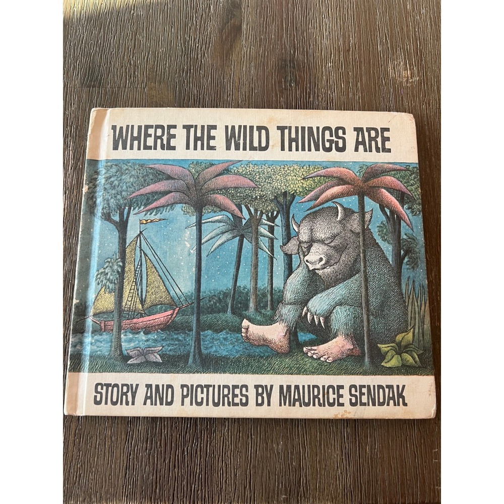 1963 Where the Wild Things Are Maurice Sendak Vintage Scholastic Book Club Ed